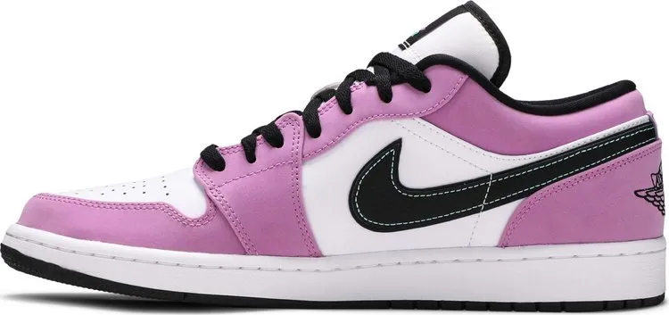 Air Jordan 1 Low SE Violet Shock Sneakers, Purple