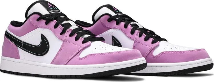 Air Jordan 1 Low SE Violet Shock Sneakers, Purple