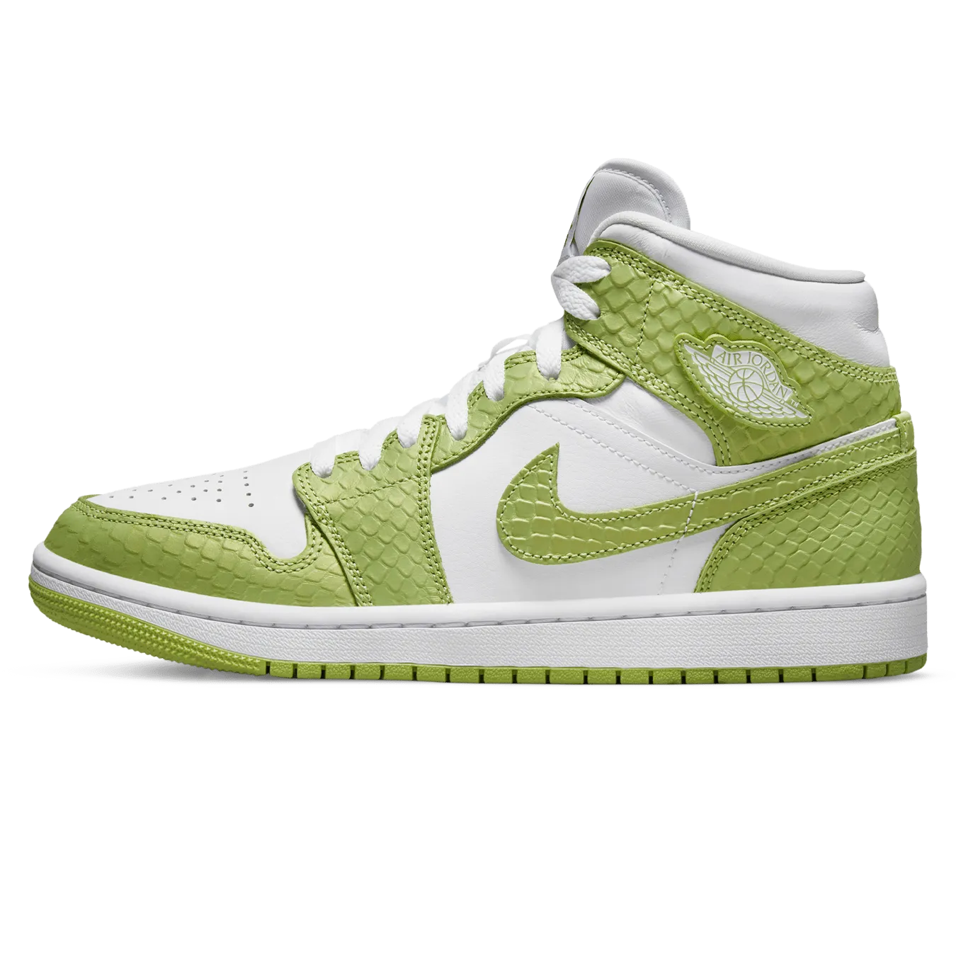 Air Jordan 1 Mid SE Wmns 'Green Python'