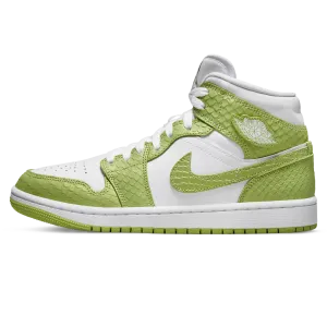 Air Jordan 1 Mid SE Wmns 'Green Python'