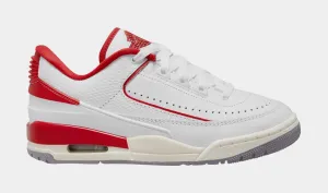 Air Jordan 2/3 Varsity Red Grade School Lifestyle Shoes (White/Red/Sail)