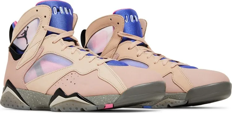 Air Jordan 7 Retro SE Sapphire Sneakers, Tan