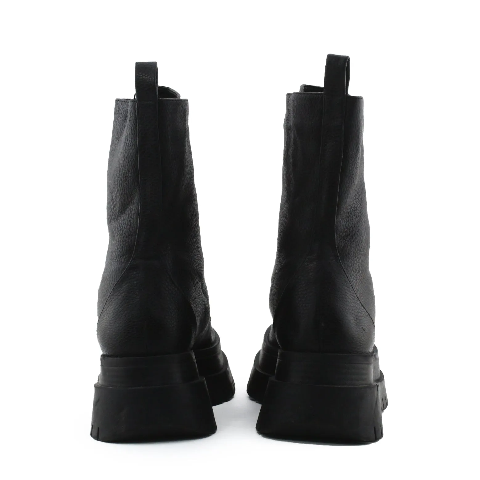 Bershka Zipper Ankle Boots | 100% Authentic Leather