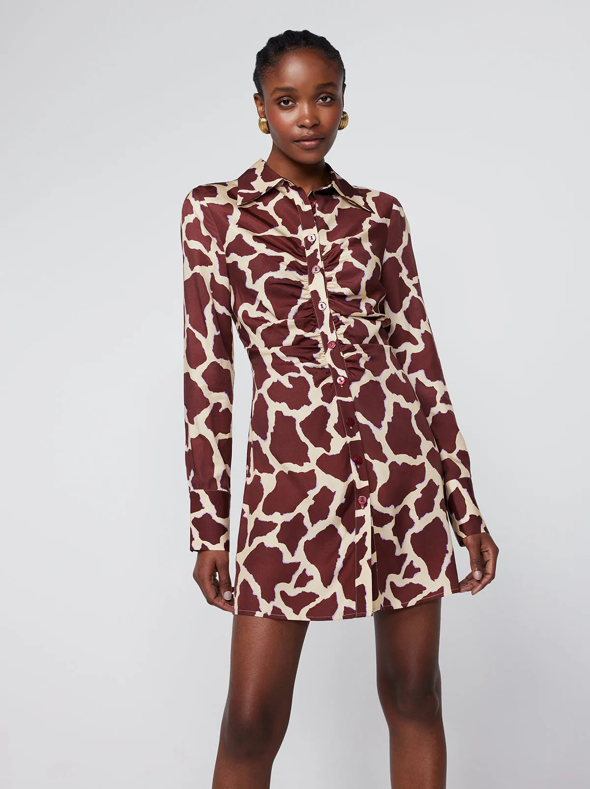 Brooke Giraffe Print Mini Dress