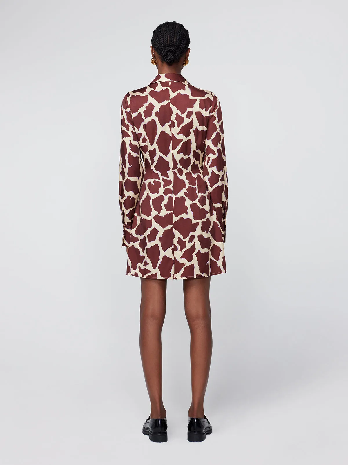 Brooke Giraffe Print Mini Dress