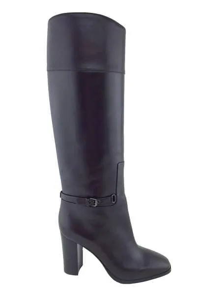 Christian Louboutin Leather Mervillon 85 Knee Boots 6/36