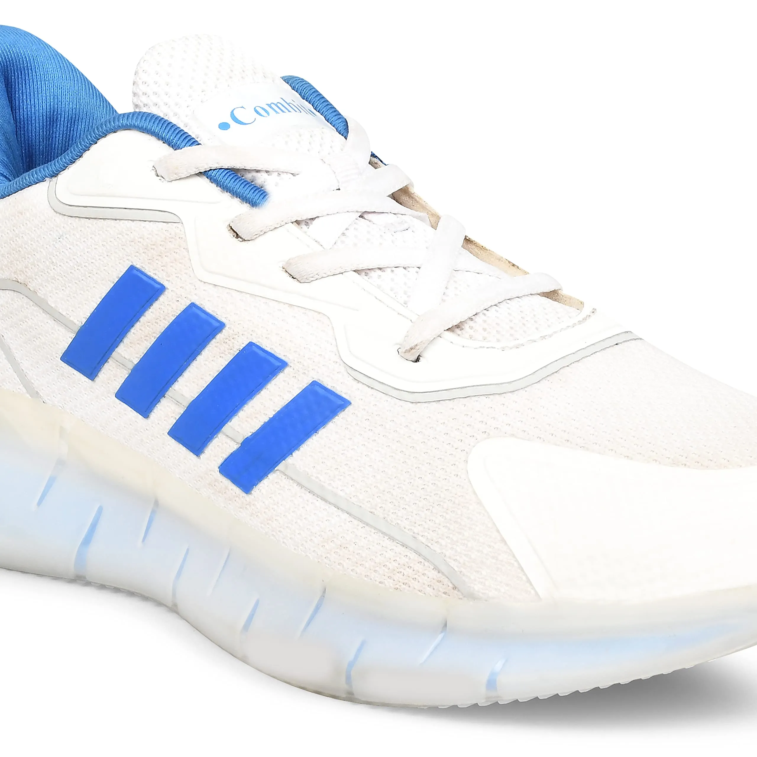 COMBIT Running Shoes BOOST-01_White/R Blue_8