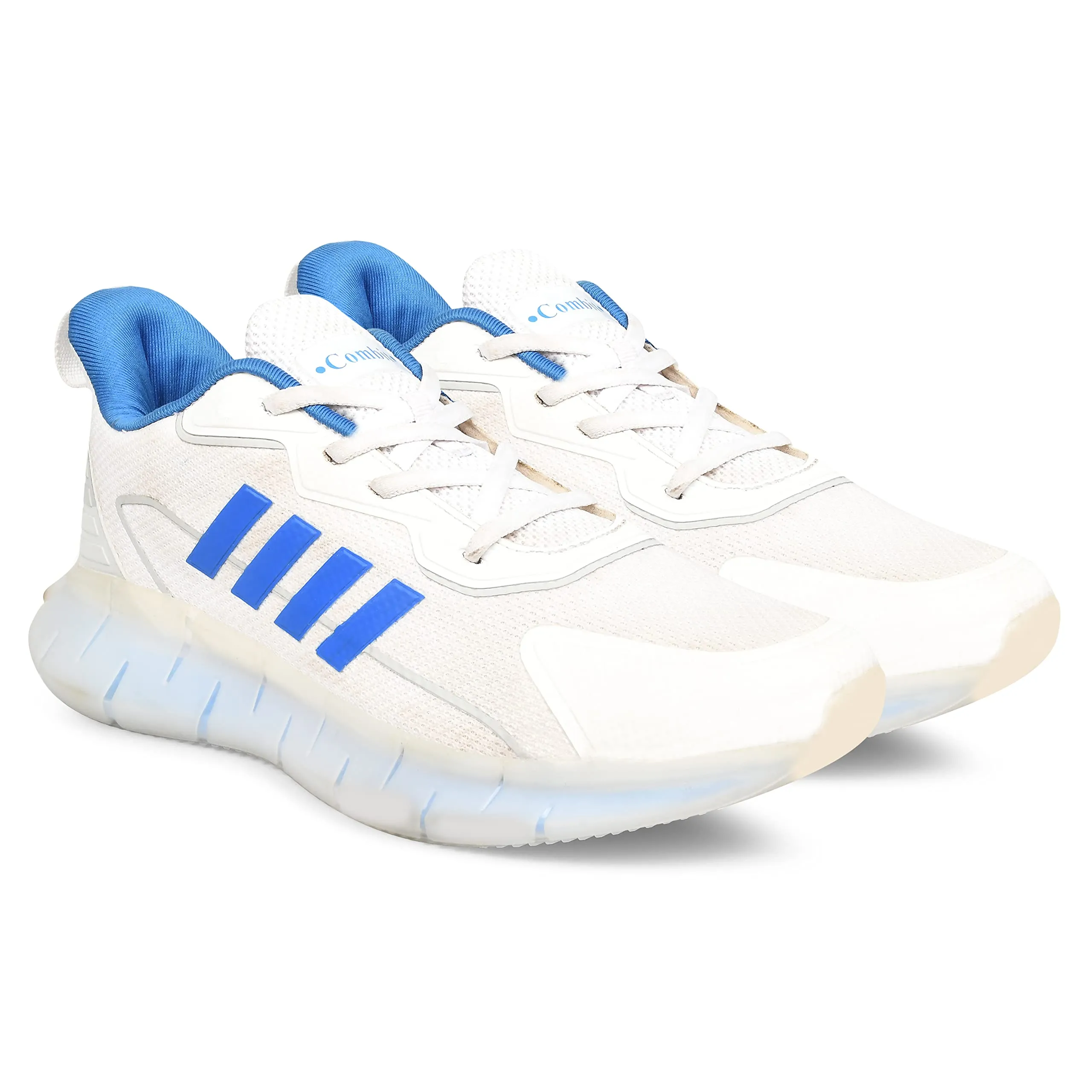 COMBIT Running Shoes BOOST-01_White/R Blue_8