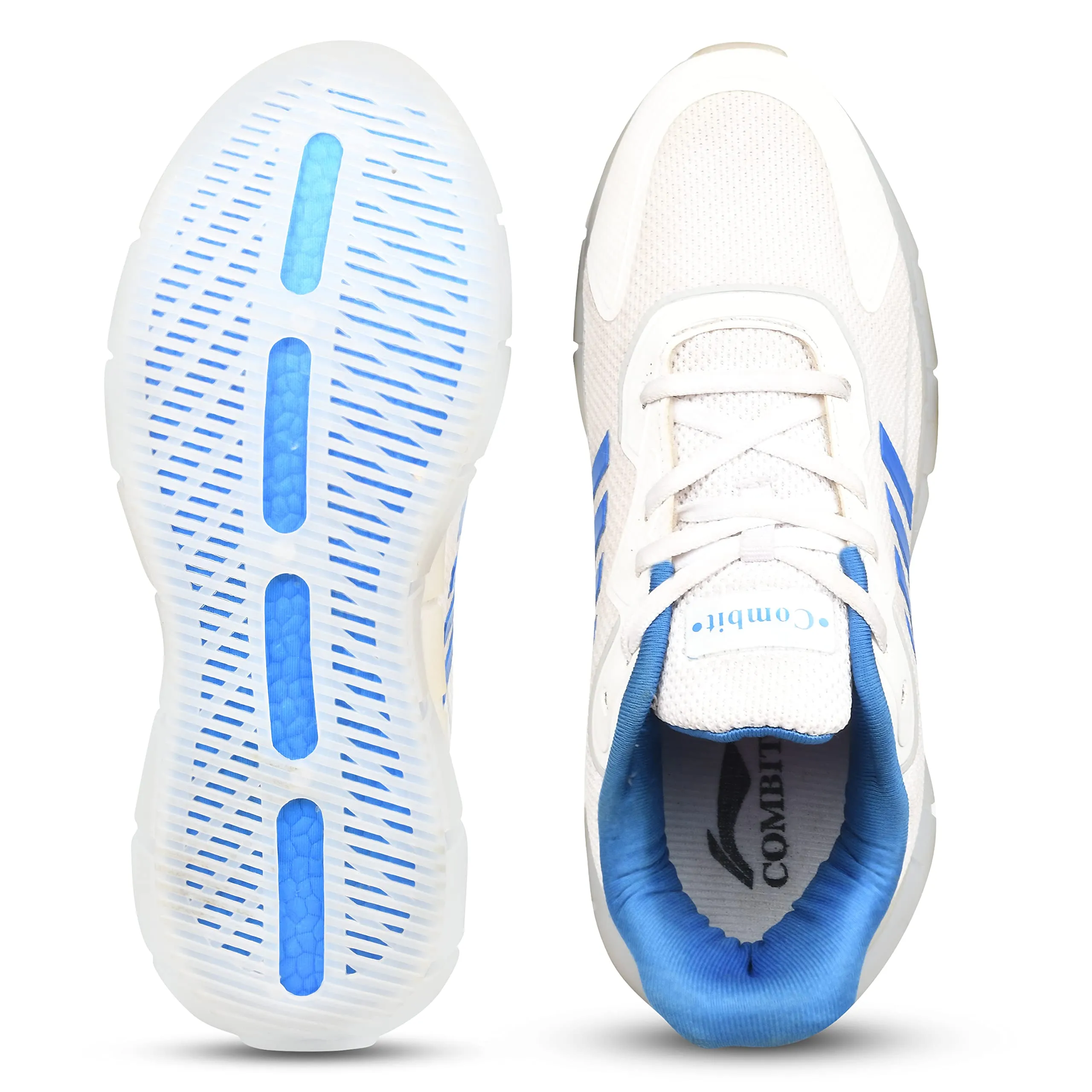 COMBIT Running Shoes BOOST-01_White/R Blue_8