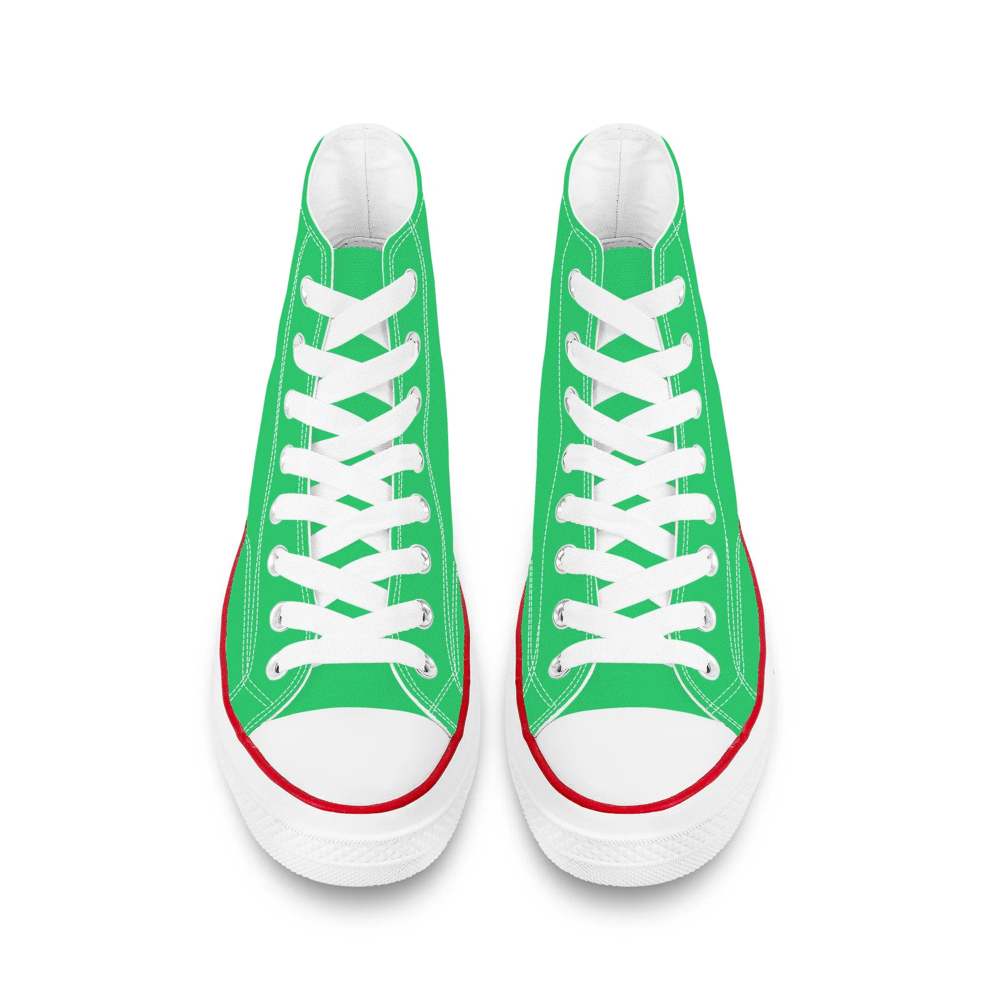 D70 High Top Canvas Shoes - Green