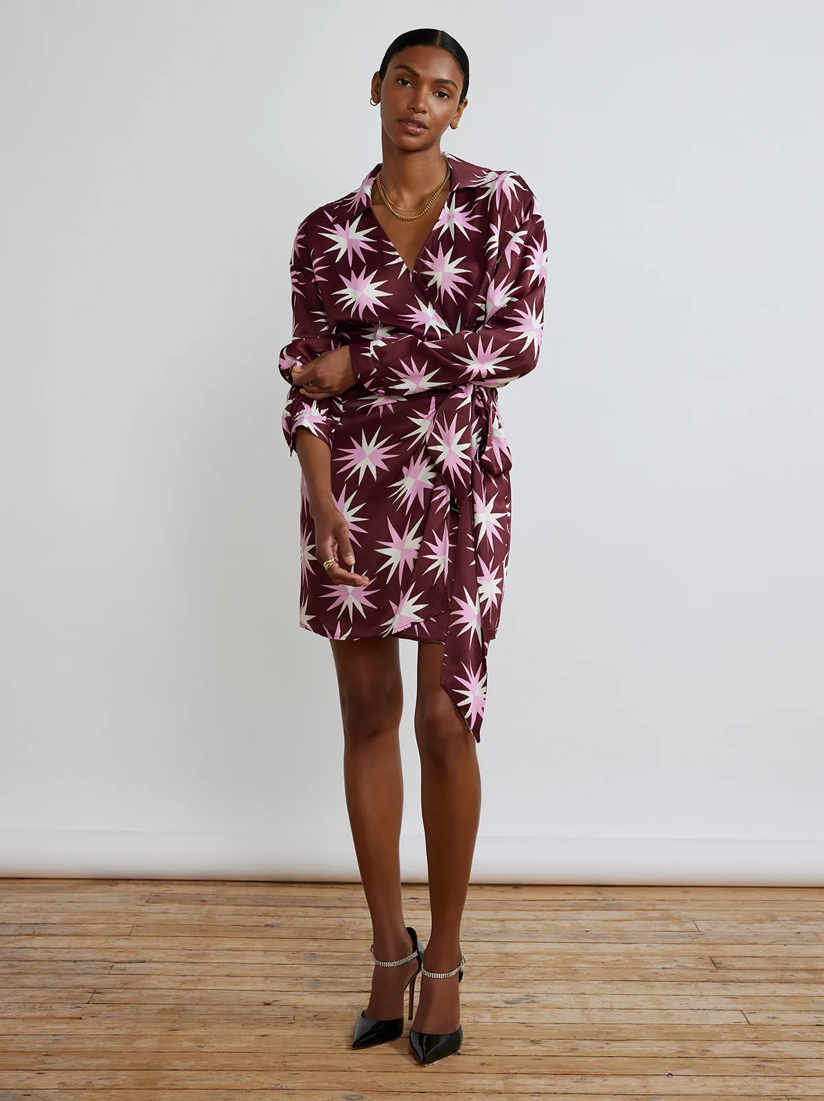 Donna Star Mini Wrap Dress