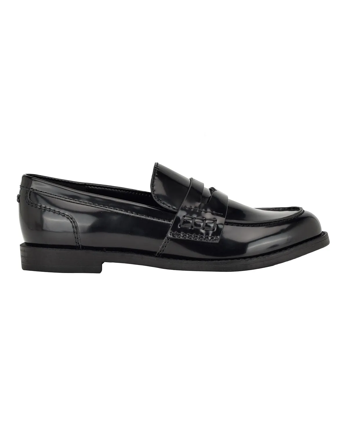 Farrel Calvin Klein Women's Casual Round Toe Slip-On Loafers, Black