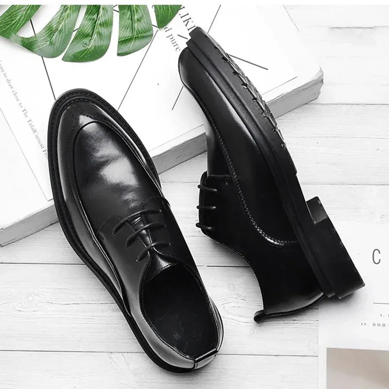 Hnzxzm Men Dress Shoes lace up fashion Patent Leather Luxury Fashion Groom Wedding party Shoes Men Luxury italian style Oxford Shoes