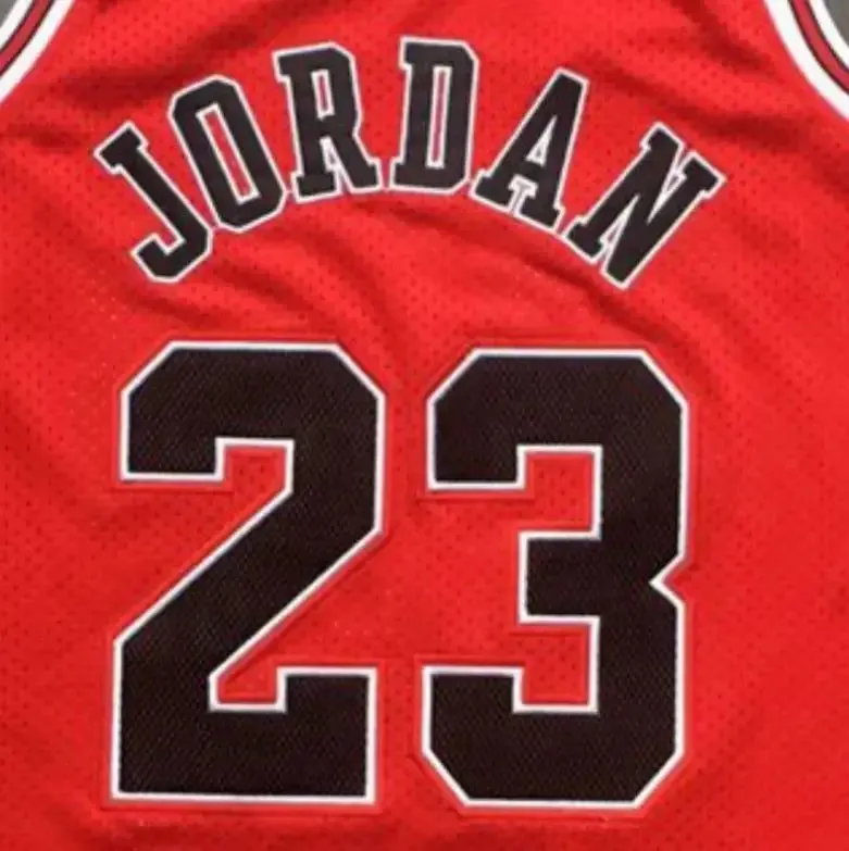 Jordan Stitched Jersey Dense Embroidery Men's  Jersey