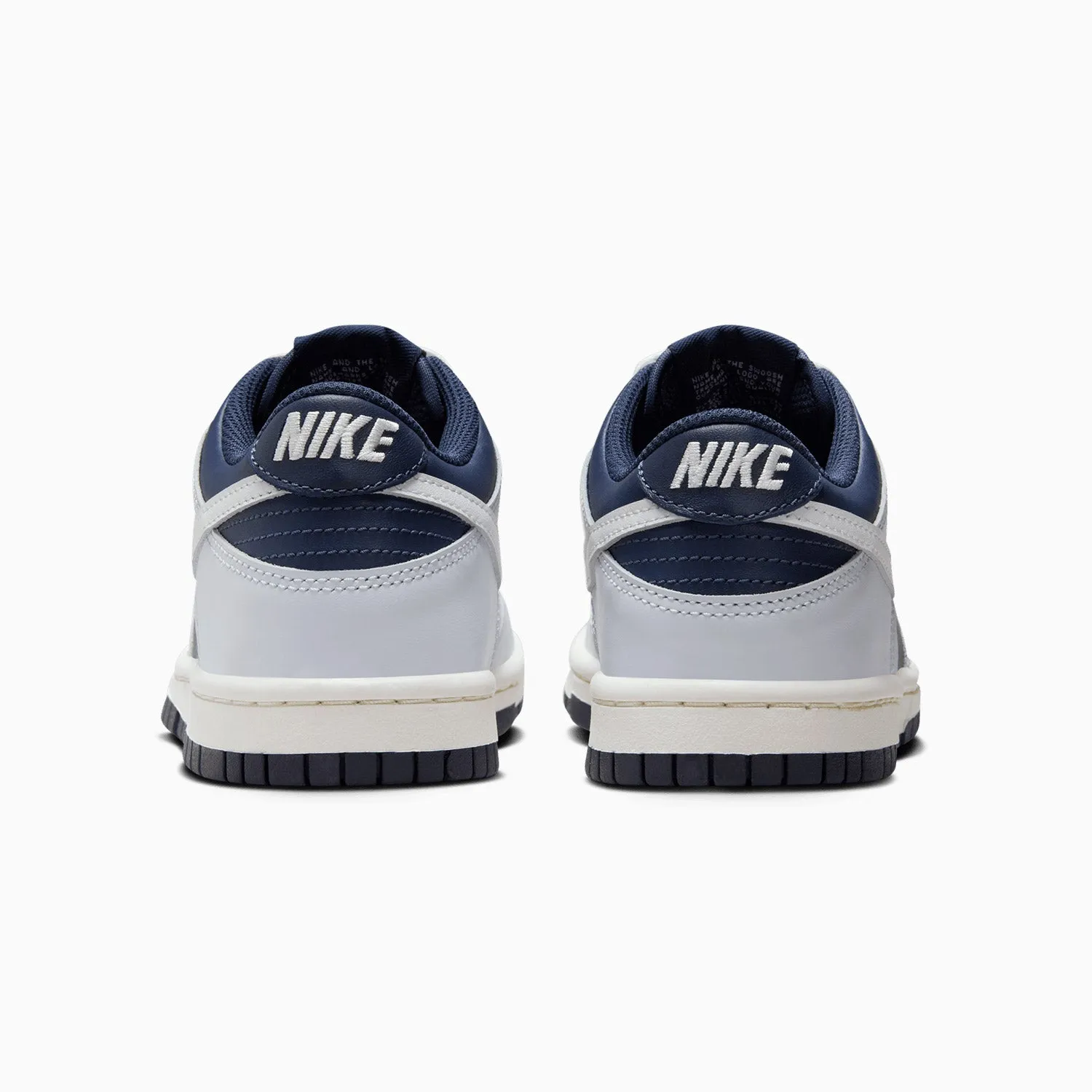 Kid's Dunk Low "Football Grey Midnight Navy" Grade School