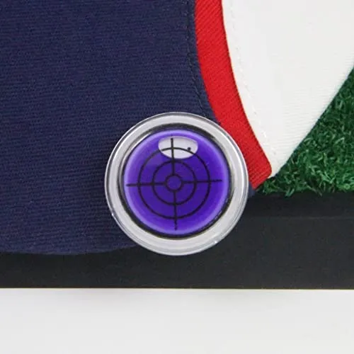 Loom Tree Golf Gradienter Putting Alignment Tool Magnetic Ball Marker Hat Clip Purple