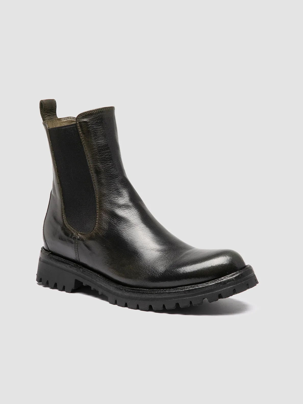 LORAINE 004 - Black Leather Chelsea Boots