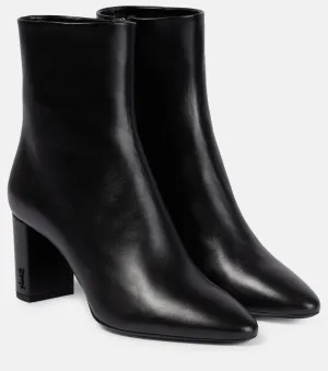 Lou Saint Laurent leather ankle boots, black