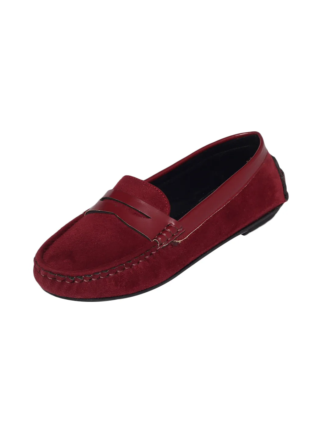 Manon Maroon Loafers