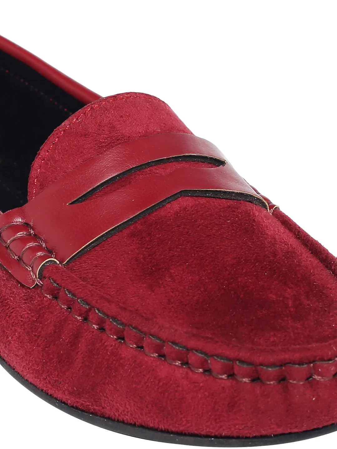 Manon Maroon Loafers