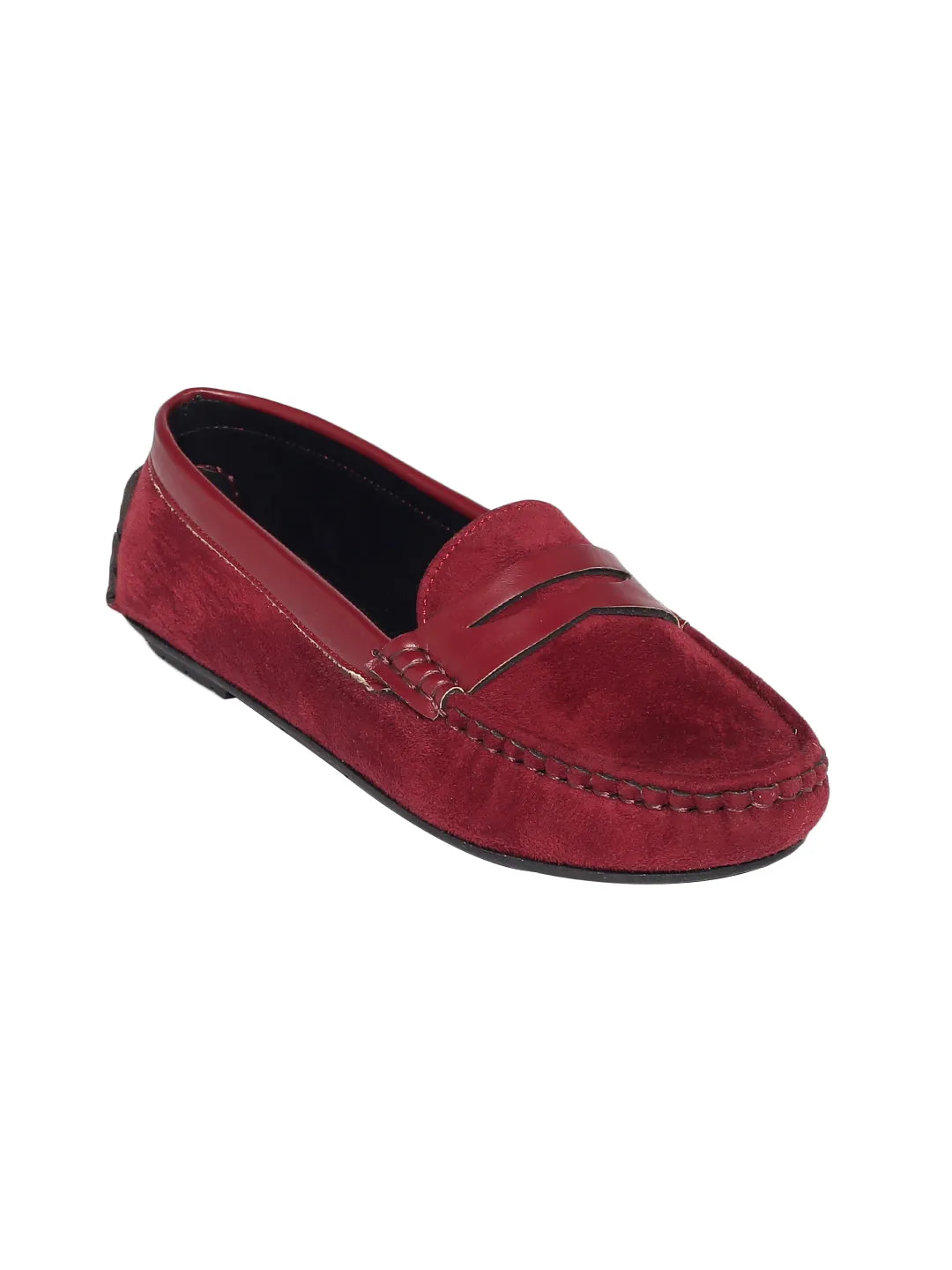 Manon Maroon Loafers