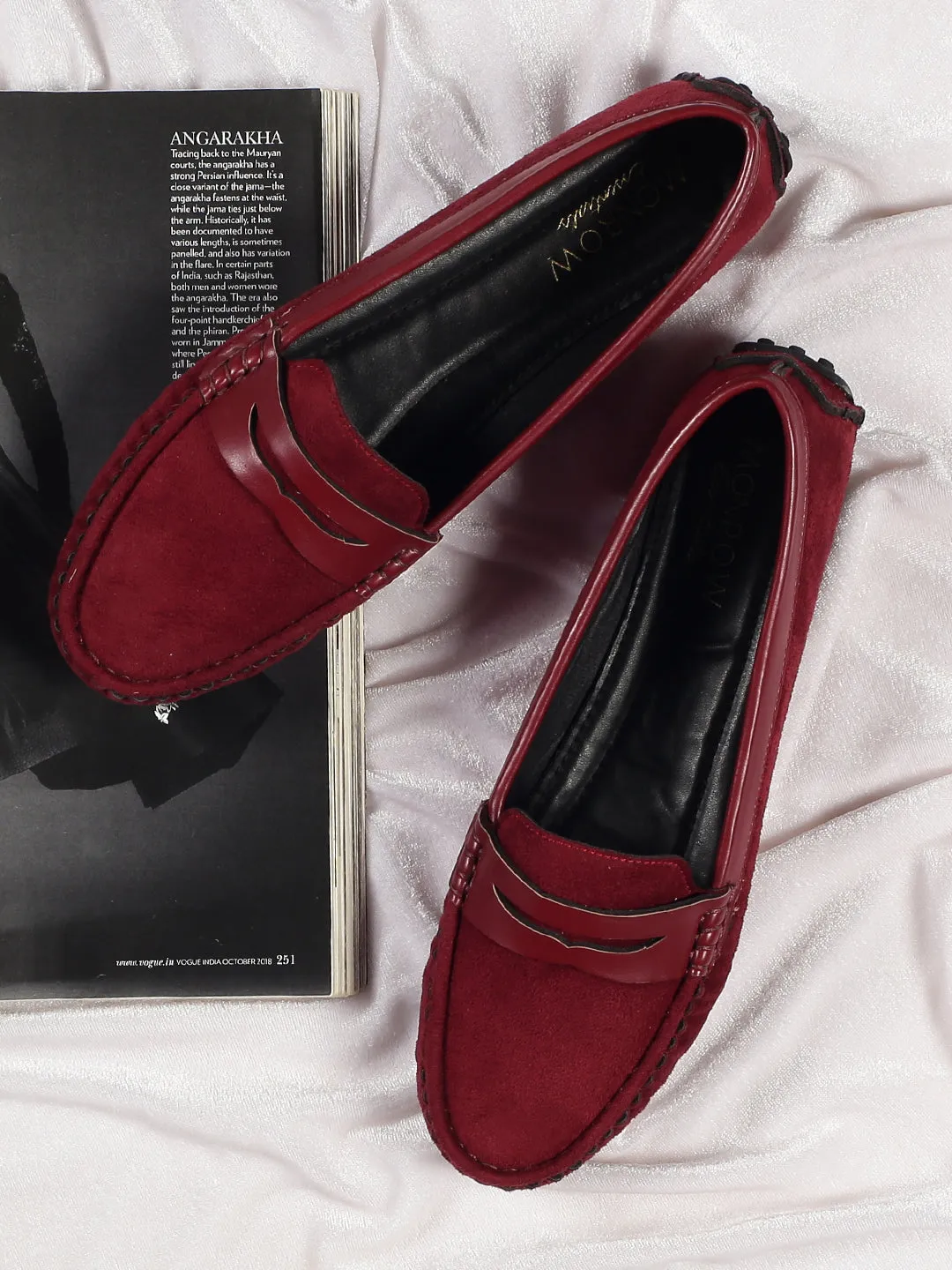 Manon Maroon Loafers