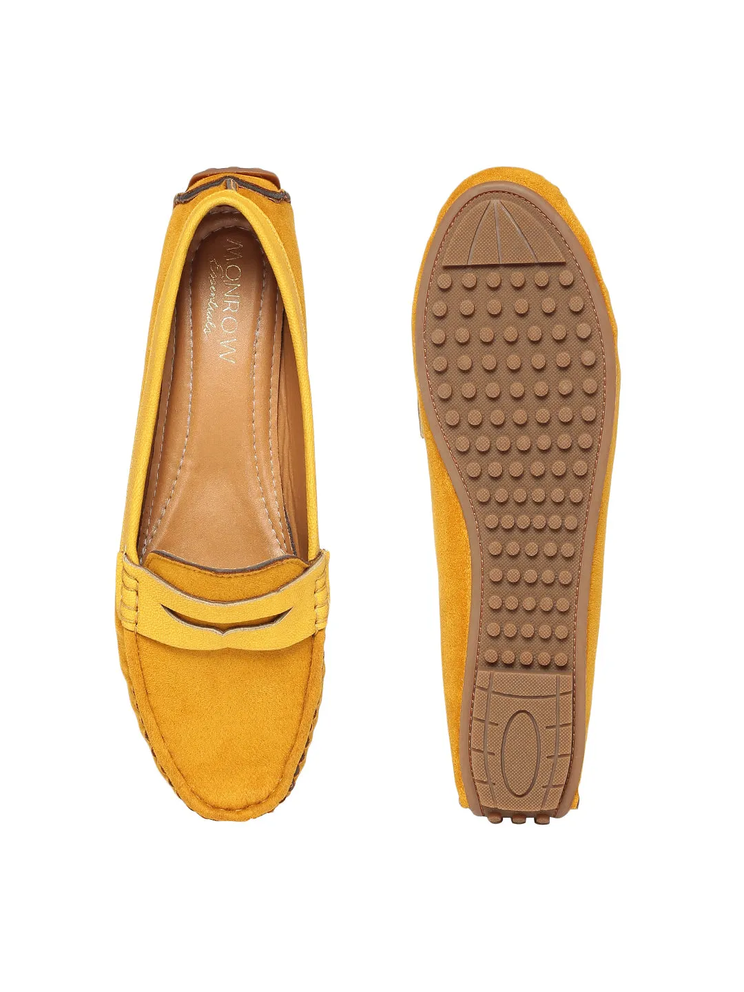 Manon Yellow Loafers