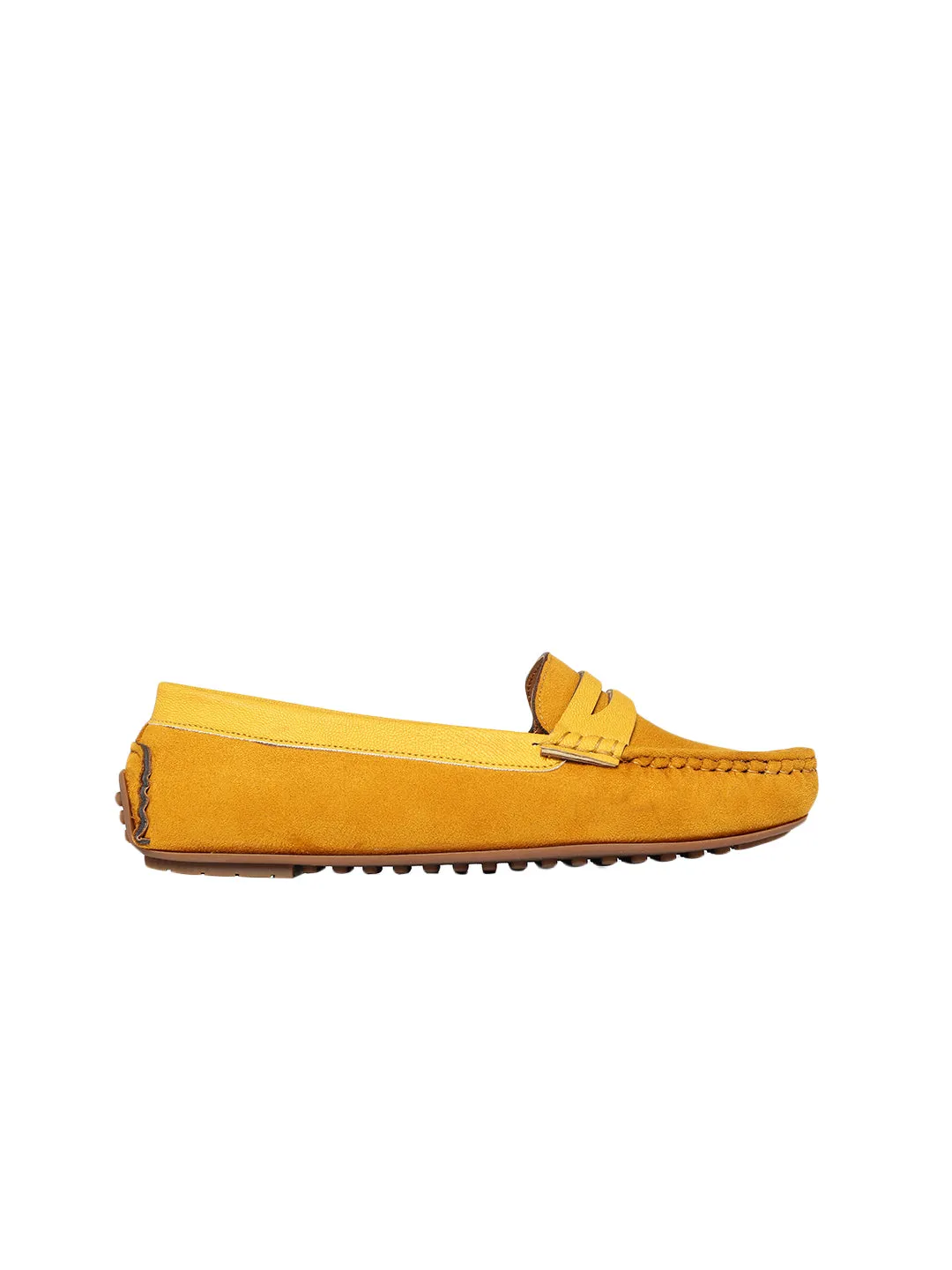 Manon Yellow Loafers