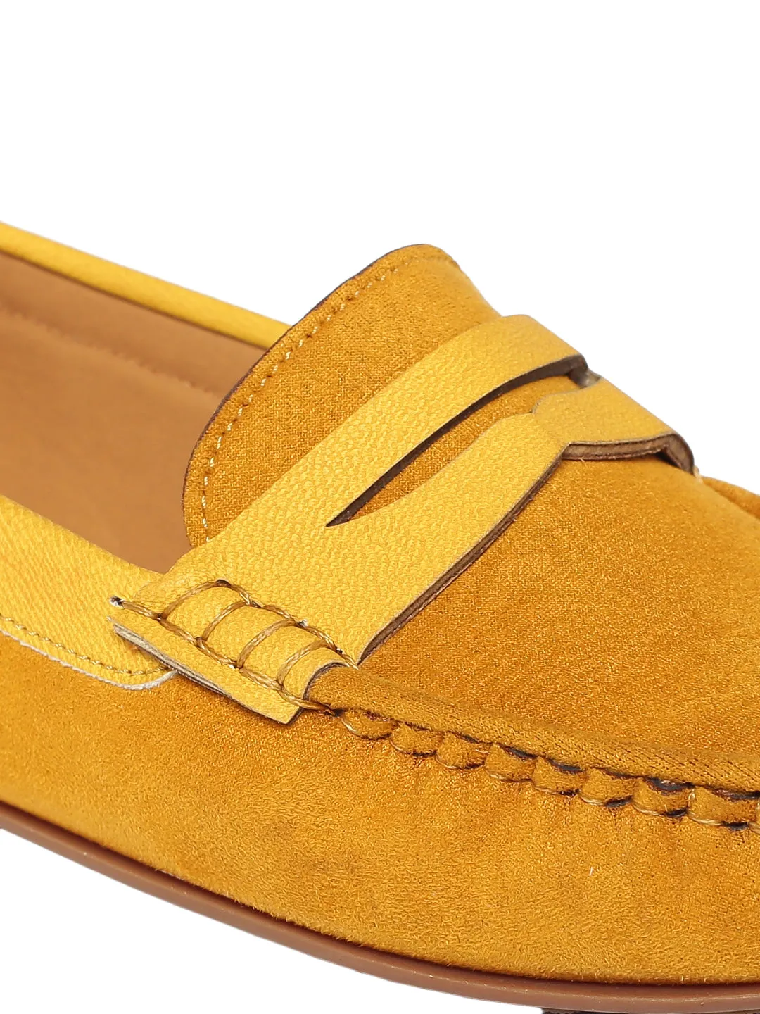 Manon Yellow Loafers