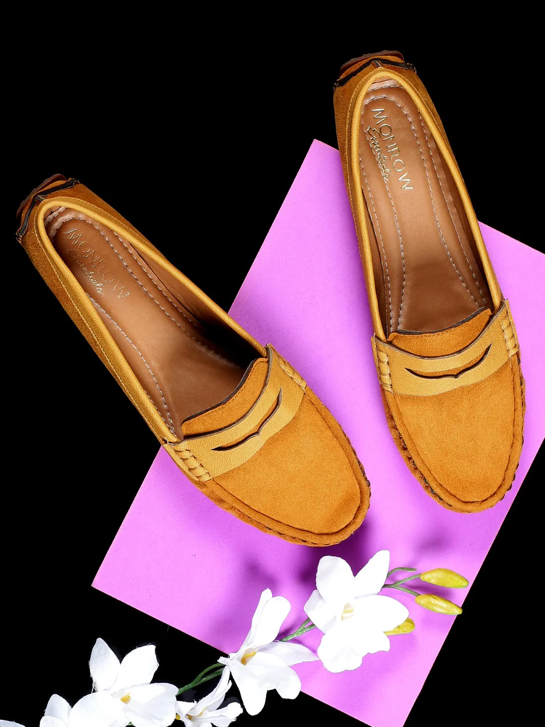 Manon Yellow Loafers