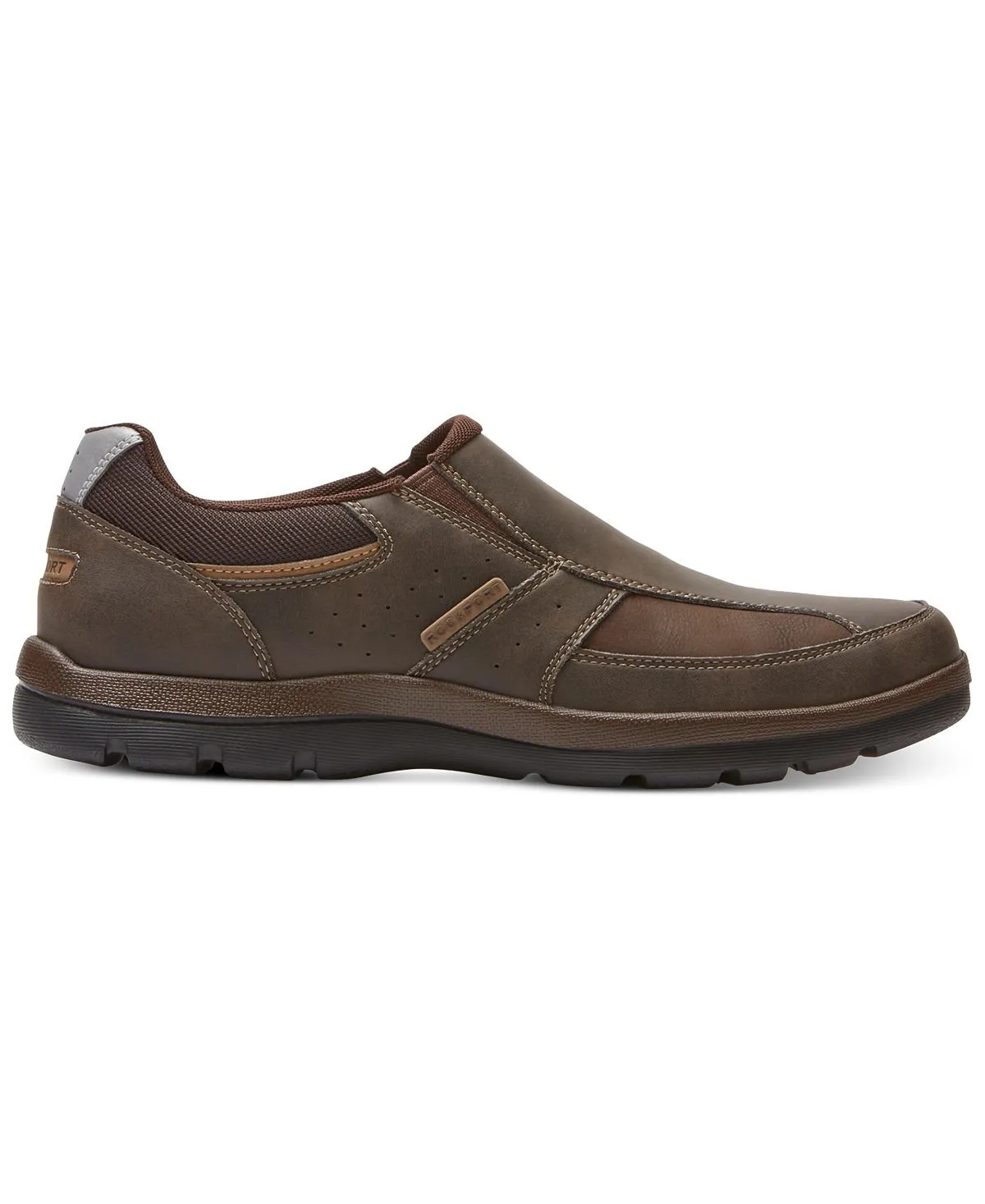 Men's slip-on shoes get your kicks Rockport, brown