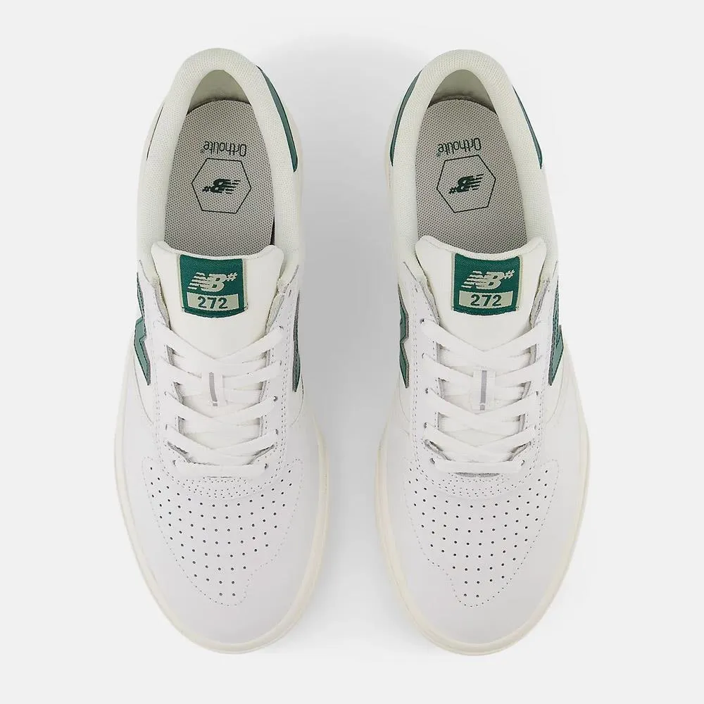 New Balance Numeric 272 White Forest Green Skate Shoes