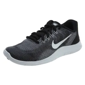 Nike Girls Flex 2018 RN (GS) Black/White Running Shoe - 4.5 UK (6.5 US) (00-5ZZDWZFE-NF)