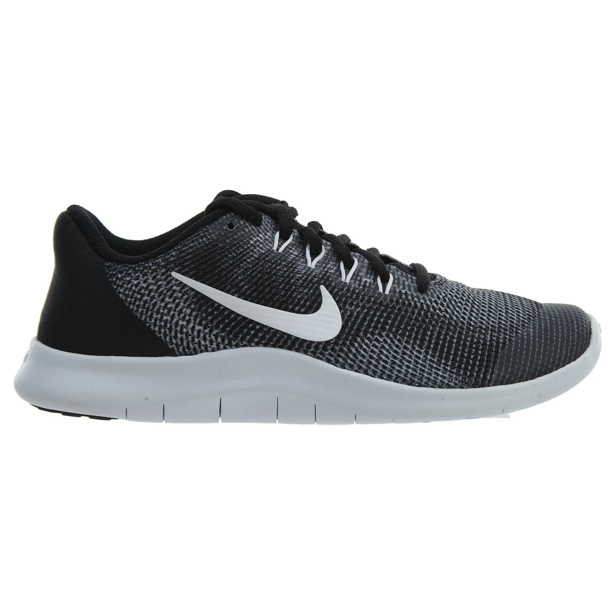 Nike Girls Flex 2018 RN (GS) Black/White Running Shoe - 4.5 UK (6.5 US) (00-5ZZDWZFE-NF)