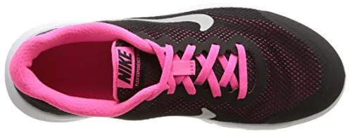 Nike Girls Flex Experience 4 (GS) Black/M Silv Running Shoes-3.5 UK (749818-001)