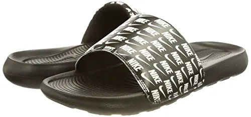 Nike Men's Victori One Slide Print Black Slipper-10 UK (10.5 US) (CN9678)