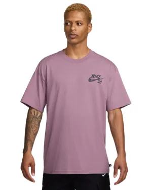 Nike SB Logo Tee - Plum Dust