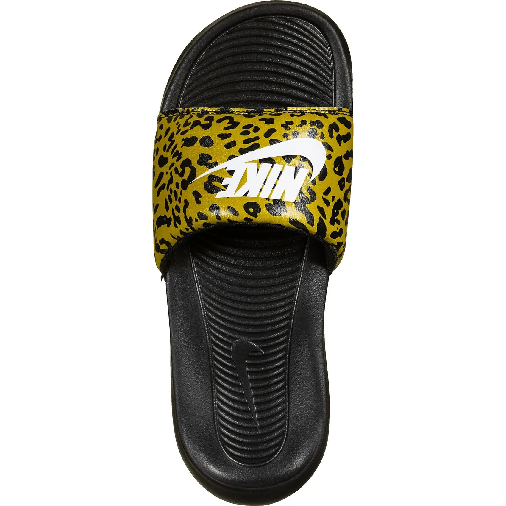 Nike Women's W VICTORI ONE Slide Print Chutney/Black/White Beachwear Sandal-4.5 Kids UK (CN9676-700)