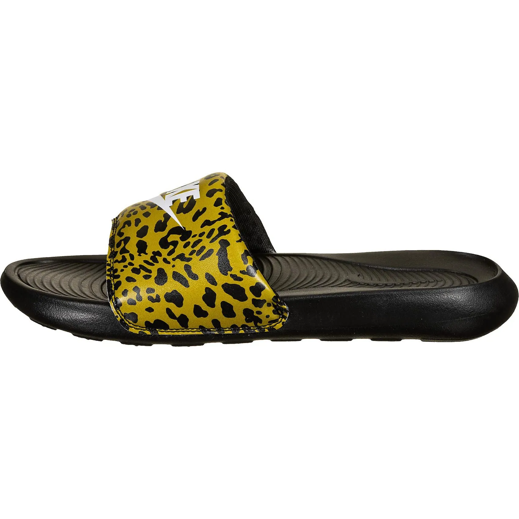 Nike Women's W VICTORI ONE Slide Print Chutney/Black/White Beachwear Sandal-4.5 Kids UK (CN9676-700)