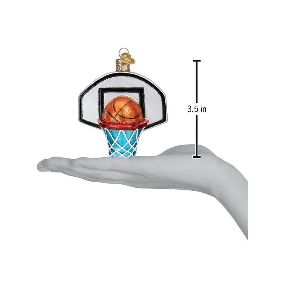 Old World Christmas Basketball Hoop Ornament