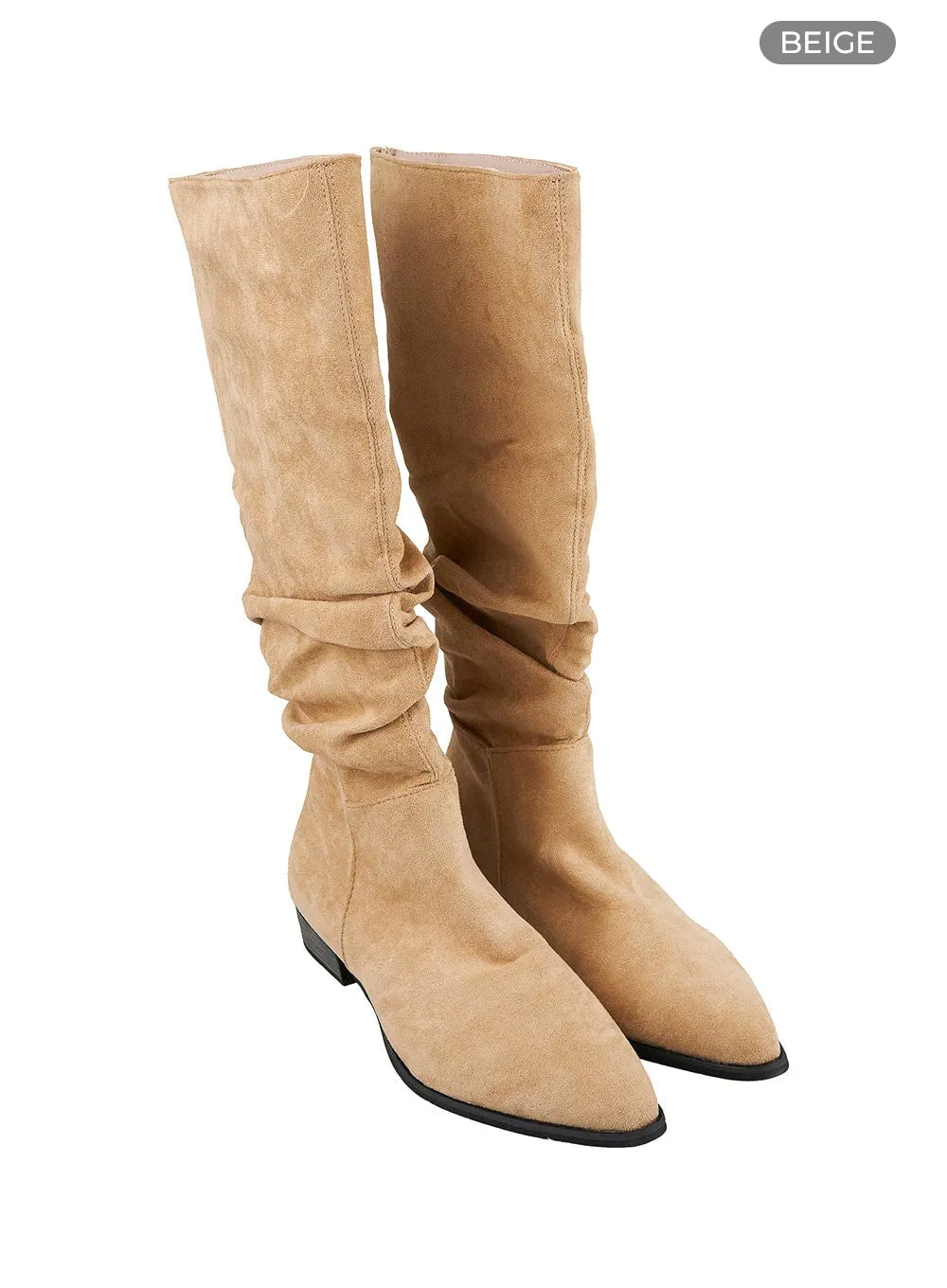 Solid Knee High Boots OL408