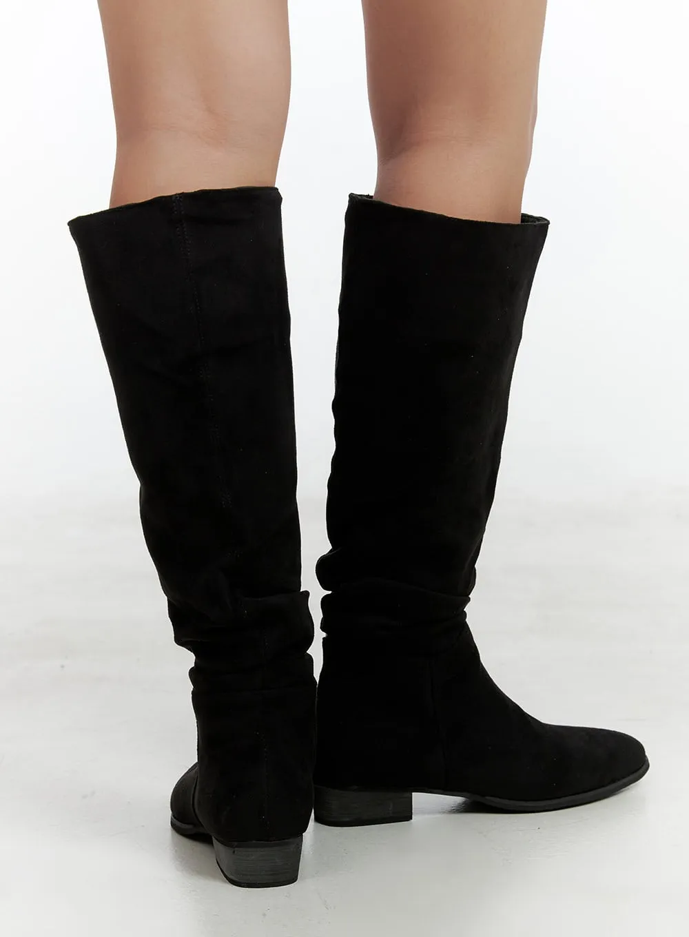 Solid Knee High Boots OL408