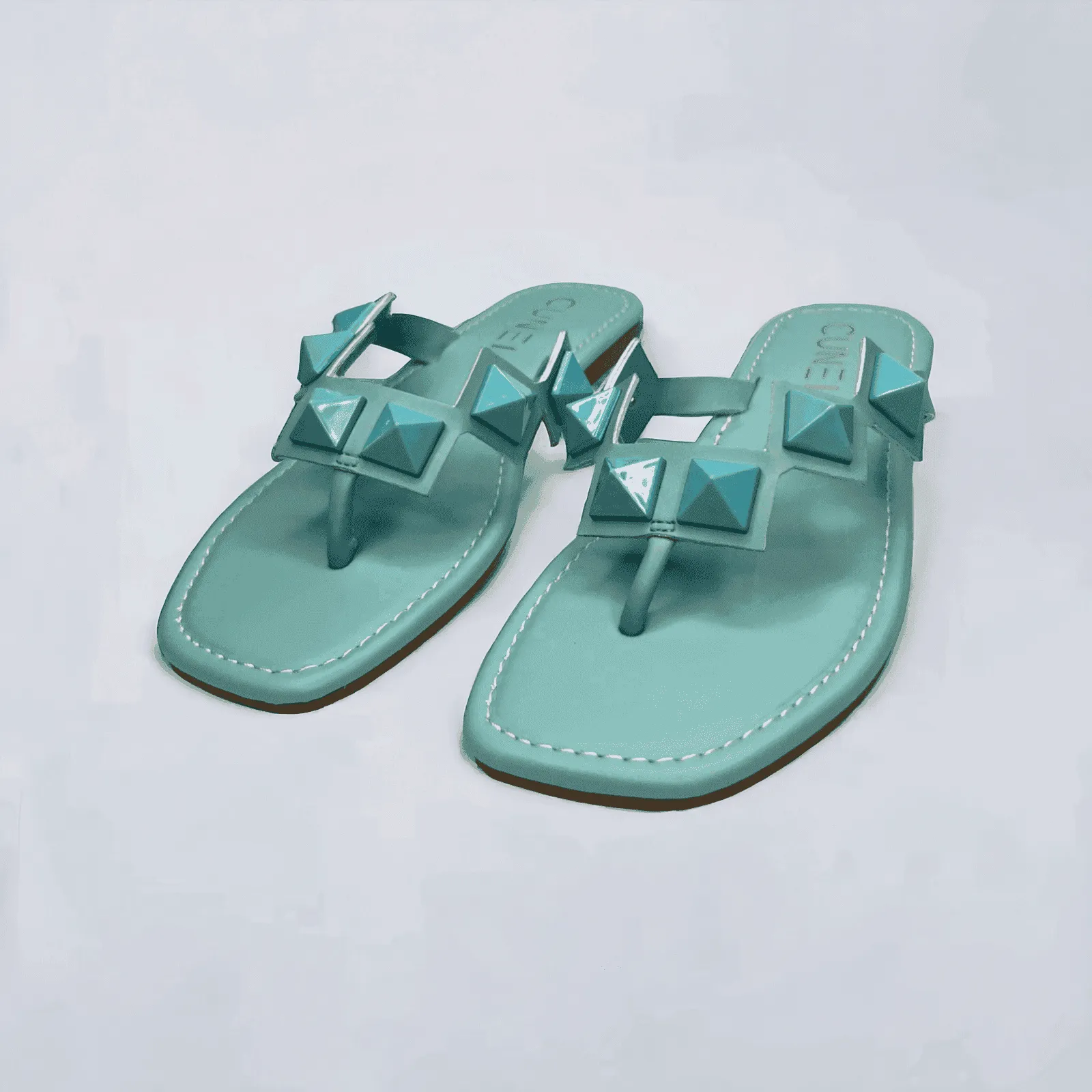 Teal Stud Flats