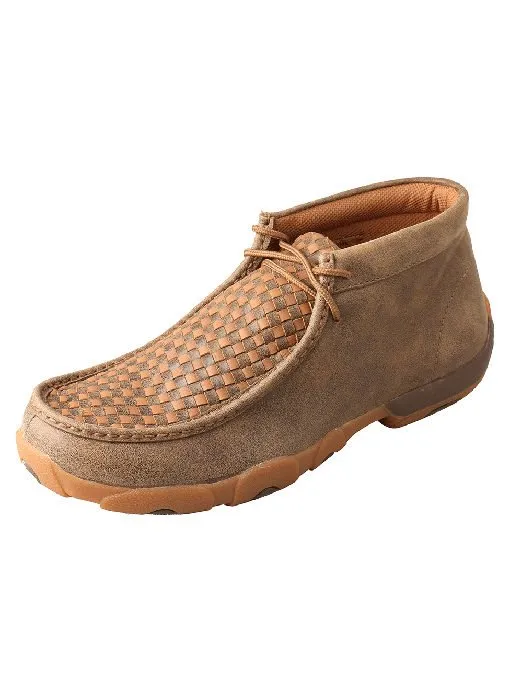 Twisted X Men's Chukka Driving Mocs, Bomber/Tan