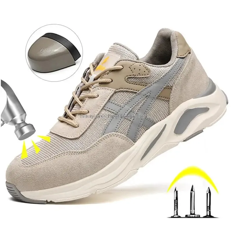 Unisex Steel Toe Safety Shoes, High Quality, Puncture-Proof