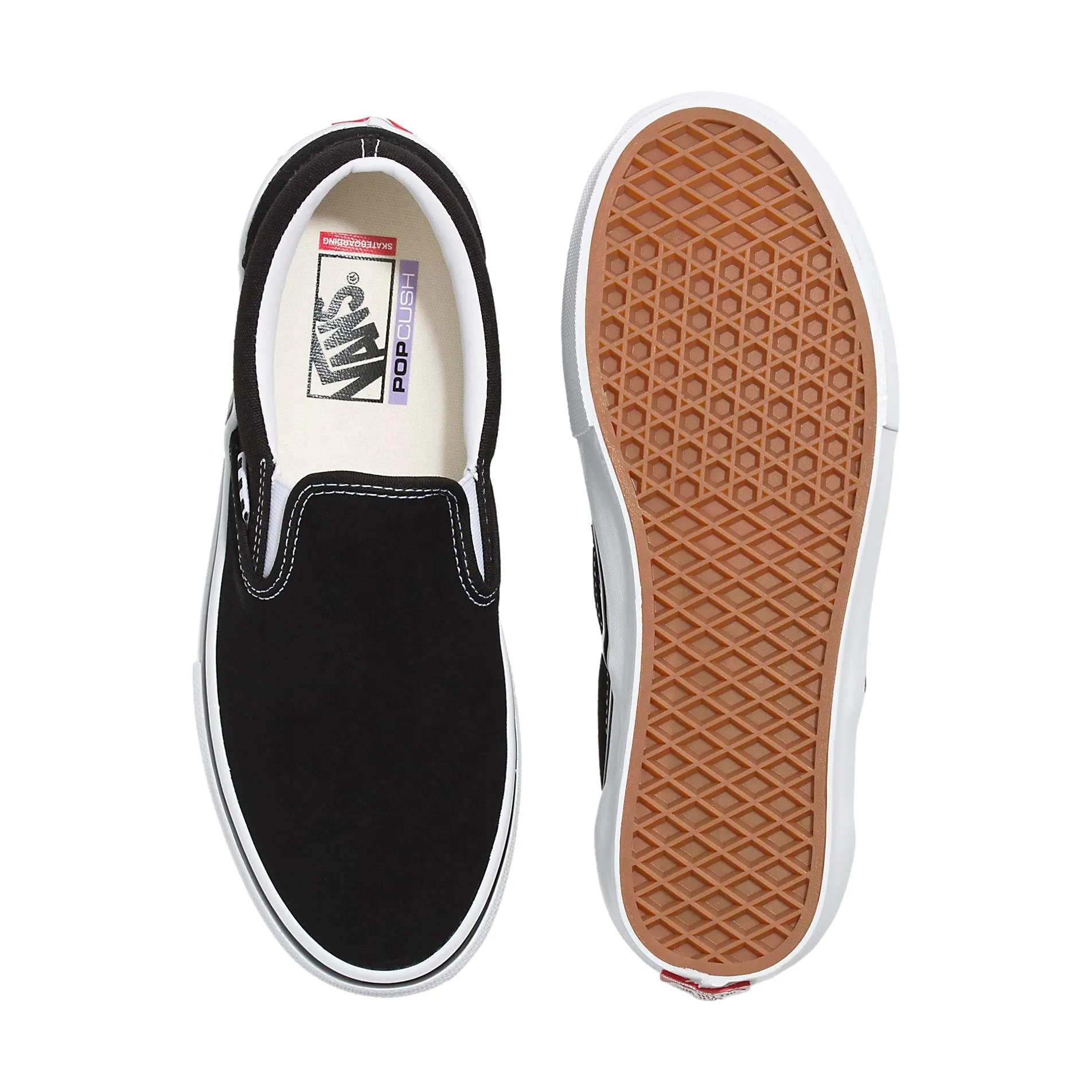 Vans Skate Slip On Blk/White