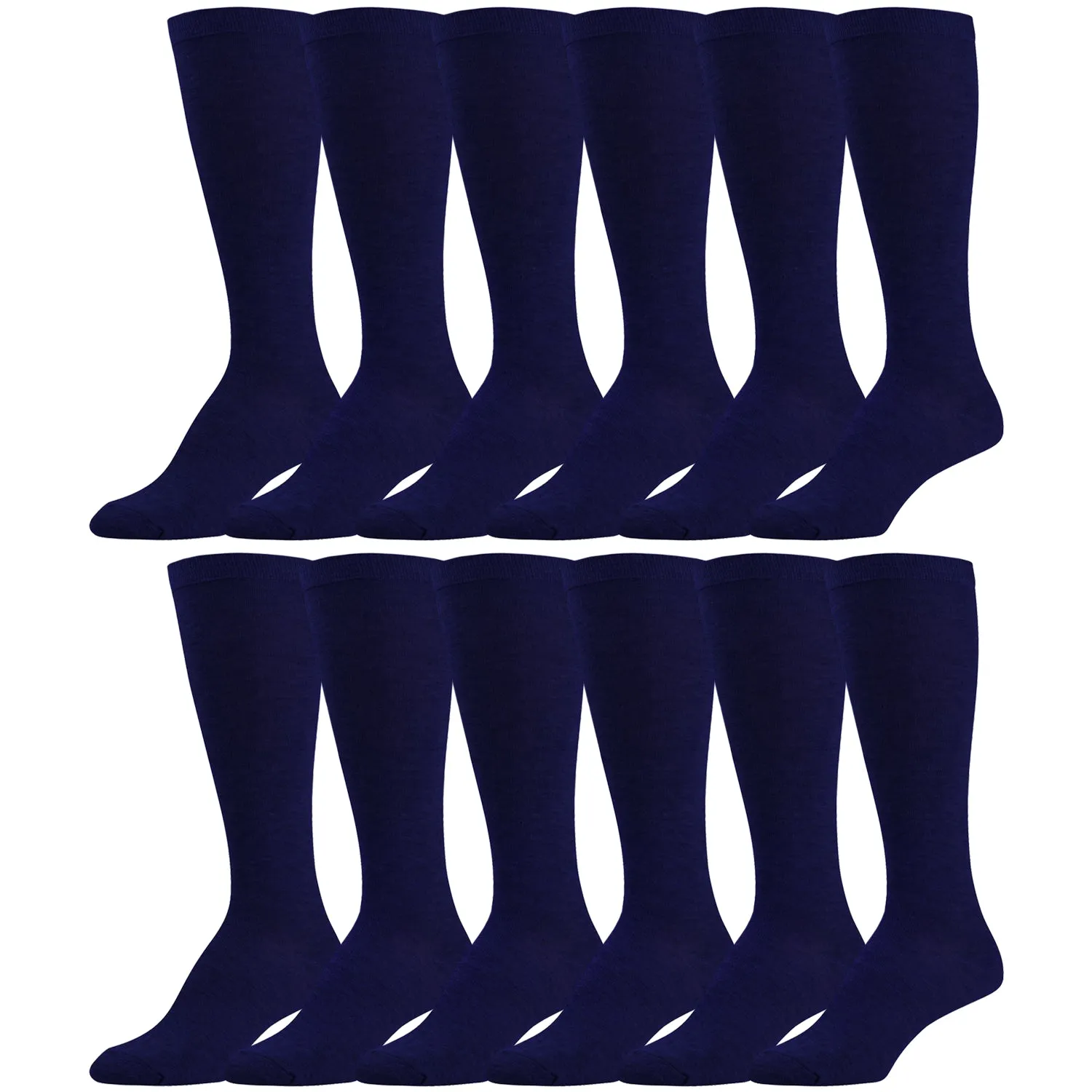 Women's Solid Colored Knee High Socks