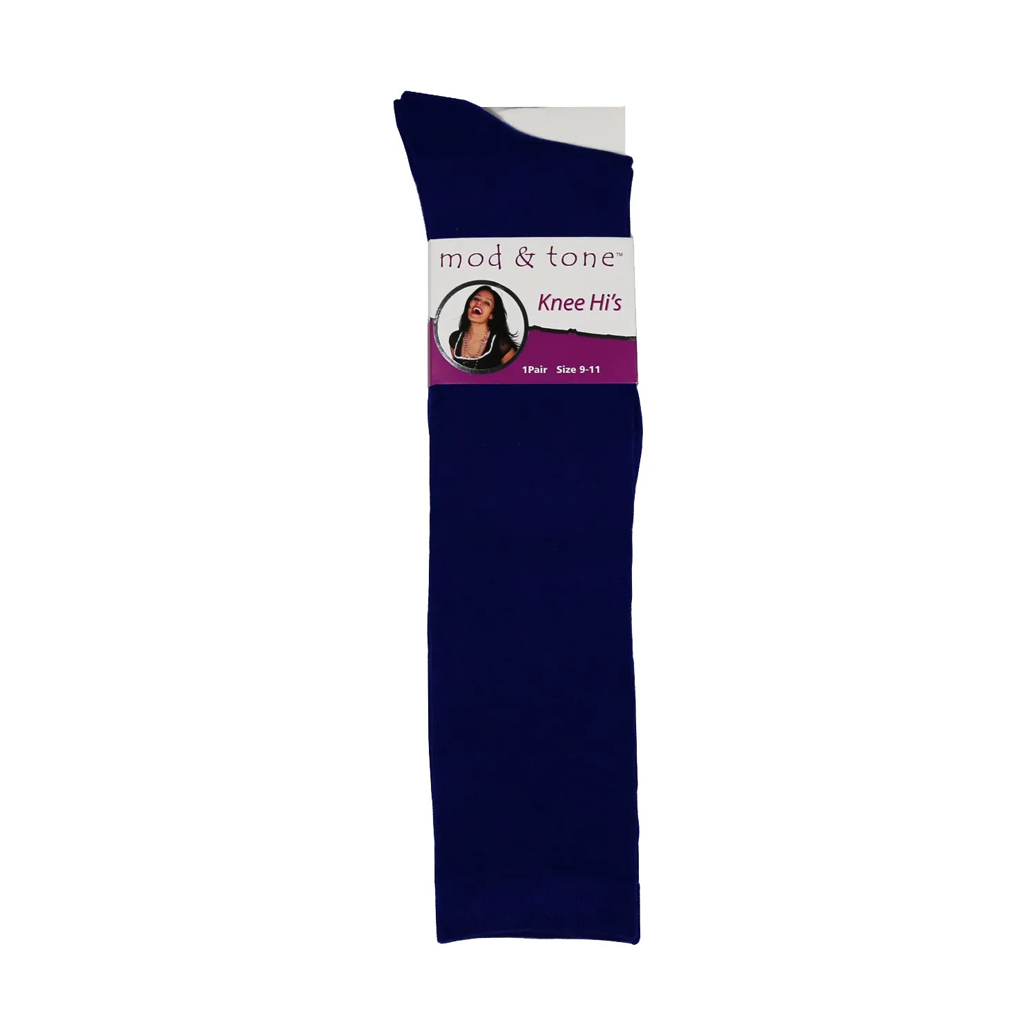 Women's Solid Colored Knee High Socks